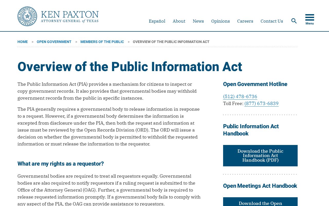 Houston residents directory Texas Public Information Act request guidance