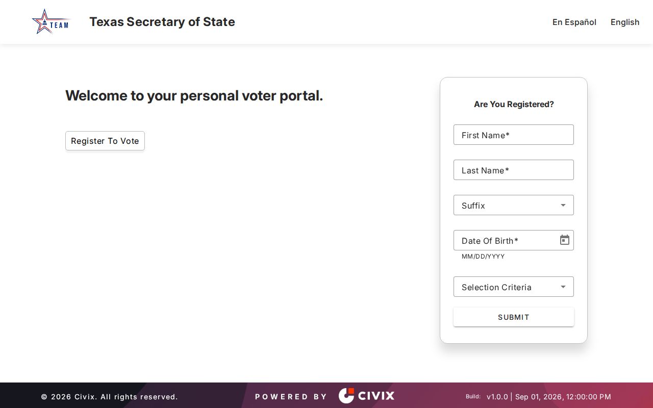 Houston residents directory Texas voter registration lookup